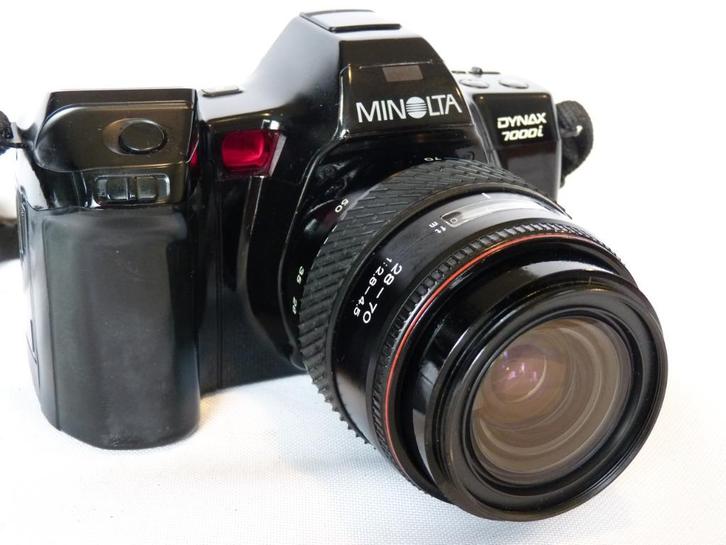 Minolta Dynax 7000i met Tokina AF 28-70mm AutoFocus Spiegel, Audio, Tv en Foto, Fotocamera's Analoog, Gebruikt, Spiegelreflex