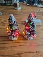 Kerstboompjes voor kerstdorp, Verzenden, Zo goed als nieuw