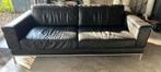 Leren bank, Huis en Inrichting, Banken | Bankstellen, Ophalen, Gebruikt, Driepersoons, 200 tot 250 cm