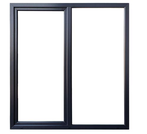 Kunststof  Kiepschuifpui R B200 H215cm Antraciet, Doe-het-zelf en Verbouw, Kozijnen en Schuifpuien, Nieuw, Schuifpui, Kunststof