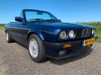 BMW 320i E30 Cabriolet automaat 1991. INRUIL MOGELIJK, Automaat, Achterwielaandrijving, Zwart, Cabriolet