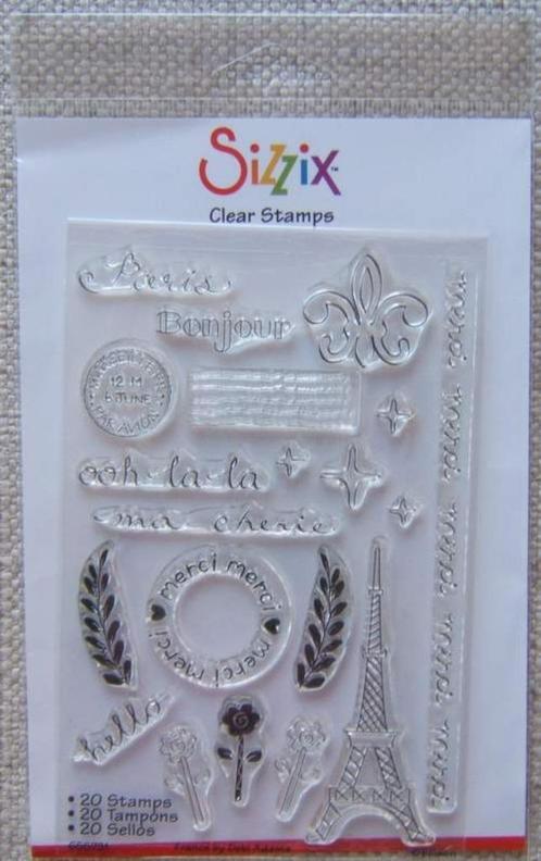 Diverse sizzix clear stamps sets ., Hobby en Vrije tijd, Stempelen, Nieuw, Clearstamp, Ophalen of Verzenden