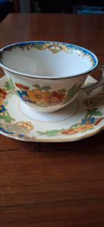 Kop en schotel jaren 20., Antiek en Kunst, Ophalen of Verzenden