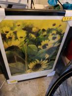 Gabrielle out zonnebloemen schilderij (,nieuw), Antiek en Kunst, Kunst | Schilderijen | Klassiek, Ophalen of Verzenden