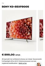 TV SONY KD-55XF9005, Ophalen, LED, Zo goed als nieuw, 4k (UHD)