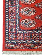 Vintage Perzisch wol vloerkleed loper Bokhara red 80x248cm, Huis en Inrichting, Stoffering | Tapijten en Kleden, Persian Perzisch vintage oosters hype
