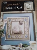 Leisure arts, tapestry cat, Theresa Wentzler, Ophalen of Verzenden, Zo goed als nieuw, Handborduren, Patroon