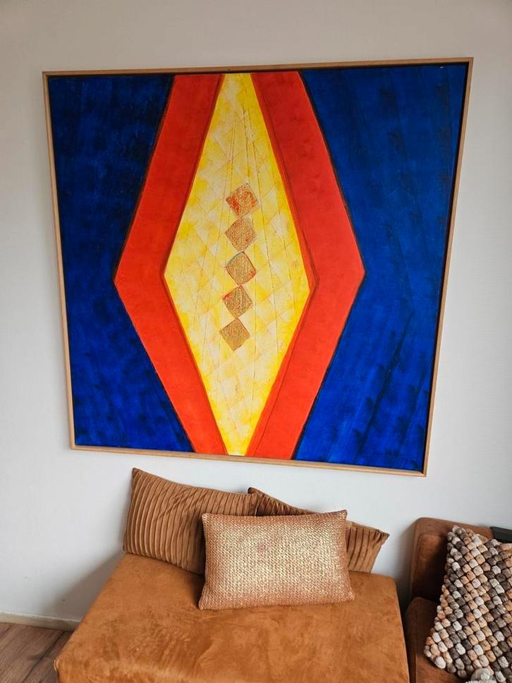 Maya Wildevuur (1944-2023)
Abstracte compositie, Antiek en Kunst, Kunst | Schilderijen | Abstract, Ophalen of Verzenden