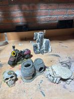 Beelden en ornamenten decoratie aquarium 5 stuks, Ophalen of Verzenden, Gebruikt, Sierelement