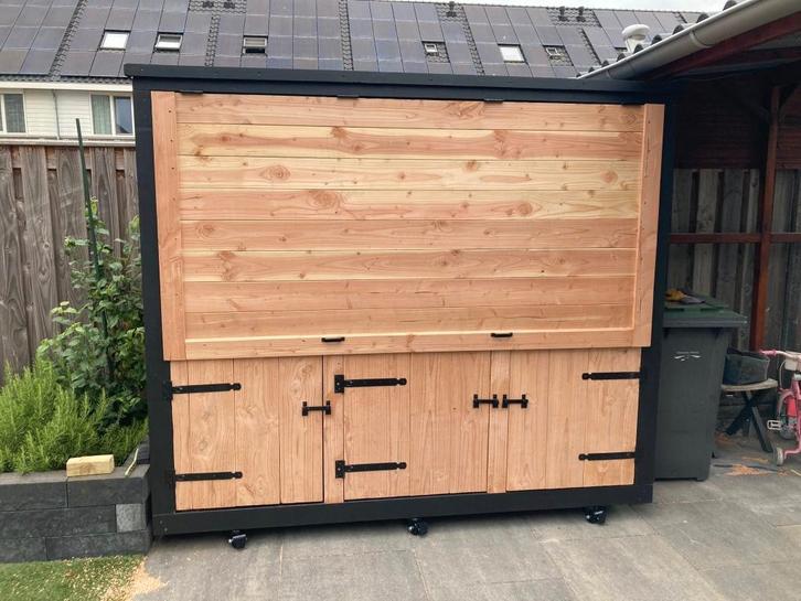 buitenkeuken met luifel B240cm incl. montage, Tuin en Terras, Buitenkeukens, Nieuw, Houtskool, Ophalen of Verzenden