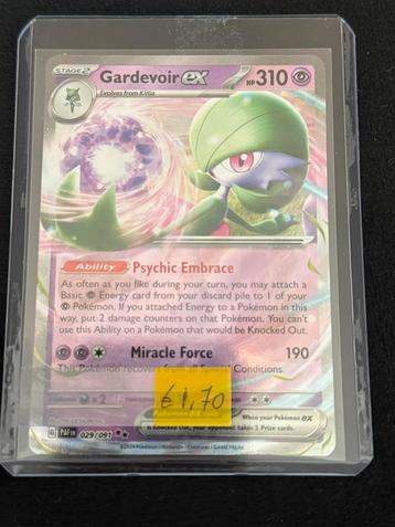 Gardevoir ex Pokemon kaart PAF 029 beschikbaar voor biedingen