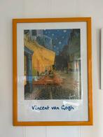 Grote Vintage kunstposter van gogh (arles) in gele lijst, Rechthoekig Staand, Met lijst, Nieuw, Ophalen of Verzenden