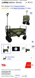 Bolderkar Rockerz te koop!, Ophalen, Opvouwbaar, Nieuw