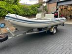 Joker coaster 440 60 pk mercury rib rubberboot, Watersport en Boten, Rubberboten, Zo goed als nieuw, Benzine, Minder dan 70 pk