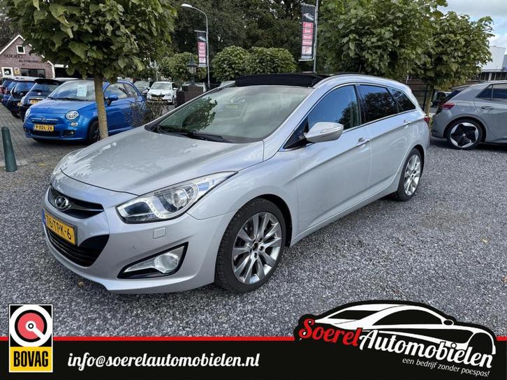 Hyundai i40 2.0 GDI i-Catcher pano,kanteldak leer automaat, Auto's, Hyundai, Bedrijf, Te koop, i40, ABS, Achteruitrijcamera, Airbags