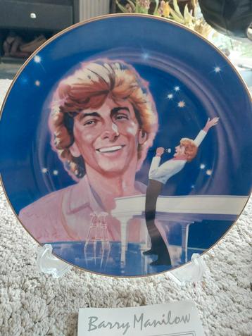 Barry Manilow collectors item limited edition porcelein bord beschikbaar voor biedingen