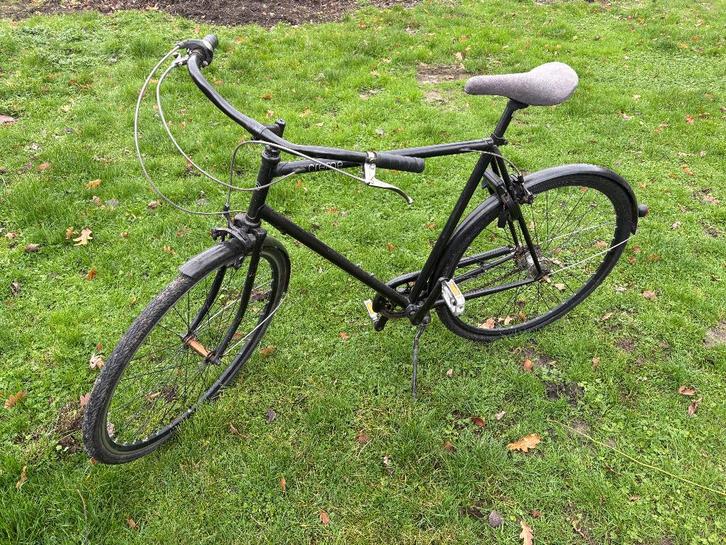 Crème Café Racer herenfiets (zwart, maat 57), Fietsen en Brommers, Fietsen | Heren | Herenfietsen, Gebruikt, Overige merken, 57 tot 61 cm