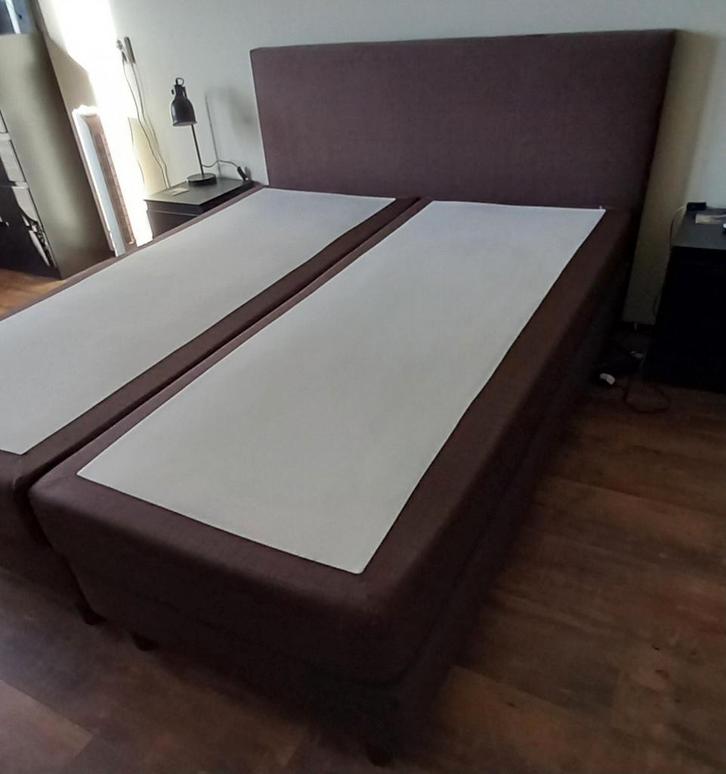 Boxspring 160x200 - Zo goed als nieuw!, Huis en Inrichting, Slaapkamer | Bedden, Zo goed als nieuw, Tweepersoons, 160 cm, 200 cm