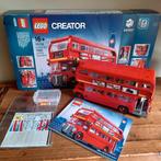 Lego dubbeldekker bus 10258 1 keer gemaakt alles compleet, 1:32 tot 1:50, Overige merken, Ophalen of Verzenden, Zo goed als nieuw