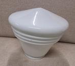 rETRO lampenkap, melkglas, Huis en Inrichting, Lampen | Lampenkappen, Ophalen of Verzenden, Zo goed als nieuw, Rond, Minder dan 25 cm