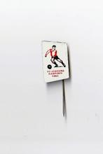 blikken voetbal speld FEIJENOORD, Verzamelen, Ophalen of Verzenden, Gebruikt, Overige onderwerpen, Speldje of Pin