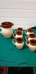 -	Pitcher stoneware set, chesterfield steengoed, Ophalen of Verzenden