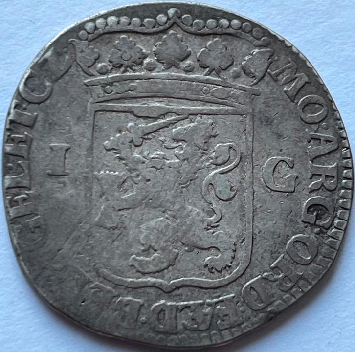 Gelderse zilveren gulden 1705, Postzegels en Munten, Munten | Nederland, Losse munt, 1 gulden, Vóór koninkrijk, Zilver, Ophalen of Verzenden
