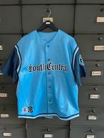 Karl Kani Baseball Shirt - Lichtblauw - Maat M (gedragen), Ophalen of Verzenden, Zo goed als nieuw, Maat 48/50 (M), Blauw