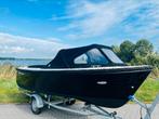 Admiral 520 retro | 15pk | Incl. Trailer | Vaarbewijsvrij, Ophalen, 10 tot 30 pk, Zo goed als nieuw, 3 tot 6 meter