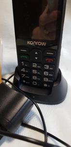 Ouderen telefoon draadloos met oplader  konrow, Verzenden, 1 handset