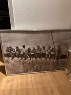 Schilderij met lijst - 100x70 cm, Ophalen, 50 tot 75 cm, Zo goed als nieuw, Schilderij