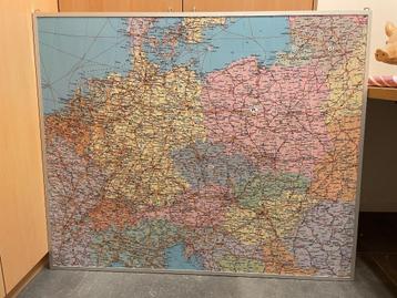 Landkaart van midden Europa beschikbaar voor biedingen