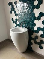 Vrijstaande Wastafel Zuil - Modern Design, Ophalen, Zo goed als nieuw, Steen, Wastafel