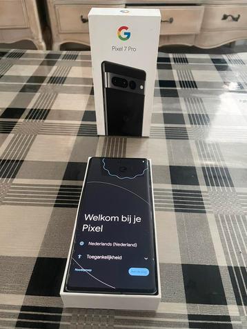 Google Pixel 7 Pro – Zwart – 128GB – Zo goed als nieuw beschikbaar voor biedingen