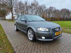 Audi A3 1.4 TFSI S-line 92KW Sportback 2010, 125 pk, Zwart, 4 cilinders, Leder en Stof
