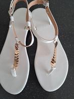 Sandalen maat 40 wit nieuw, Verzenden, Nieuw, Wit, Sandalen of Muiltjes