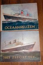 2 x verzamelboek Beschuit en Koek Fabriek het zeegat uit, Ophalen, Gelezen, Hooimeijer, Plaatjesalbum