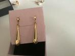 Gouden vintage oorbellen pegels 14 karaat goud, Hangers, Verzenden, Zo goed als nieuw, Goud