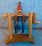 Vintage Houten Tuimelaar Clown, Ophalen of Verzenden, Gebruikt, Decoratie
