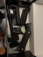 Monitor arm voor 3 schermen tot 27 inch, Ophalen of Verzenden, Zo goed als nieuw, In diepte verstelbaar