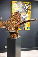 Iban Dayak Kenyalang neushoornvogel. ex col François Coppens, Antiek en Kunst, Kunst | Niet-Westerse kunst, Ophalen of Verzenden