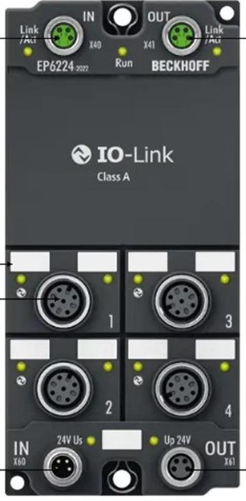 BECKHOFF - EtherCAT Box - EP6224-2022 - 4-Channel - IO-Link beschikbaar voor biedingen
