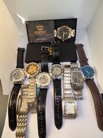 NOS Horloges: Skelet, Mechanisch & Quartz, Overige merken, Leer, Staal, Polshorloge