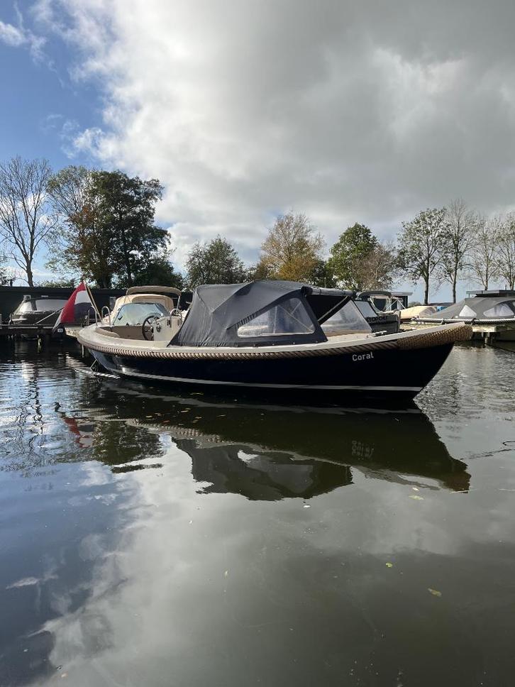 Langweerder Sloep 6.50 classic - Coral, Watersport en Boten, Sloepen, Gebruikt, 10 tot 30 pk, 6 meter of meer, Binnenboordmotor