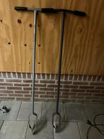 2 Grondboorders - Diameter 10cm, Tuin en Terras, Hand-tuingereedschap, Ophalen of Verzenden, Gebruikt, Grondboor