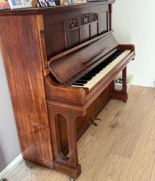 Uebel Lechleiter Piano, Muziek en Instrumenten, Piano's, Gebruikt, Piano, Bruin, Ophalen