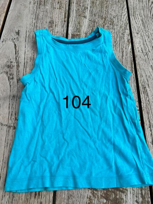 Gilet hemdje 104 blauw, Kinderen en Baby's, Kinderkleding | Maat 104, Gebruikt, Jongen, Shirt of Longsleeve, Ophalen of Verzenden