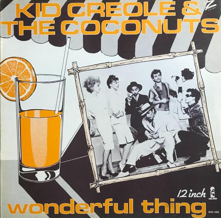 Kid Creole & the Cococnuts - Wonderful Thing maxi single, Cd's en Dvd's, Vinyl Singles, Zo goed als nieuw, Maxi-single, Pop, 12 inch