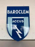 BAROCLEM Accus emaille reclamebord, Reclamebord, Gebruikt, ., Ophalen of Verzenden