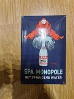 emaille bord SPA Monopole, Verzamelen, Merken en Reclamevoorwerpen, Ophalen of Verzenden, Gebruikt, Reclamebord